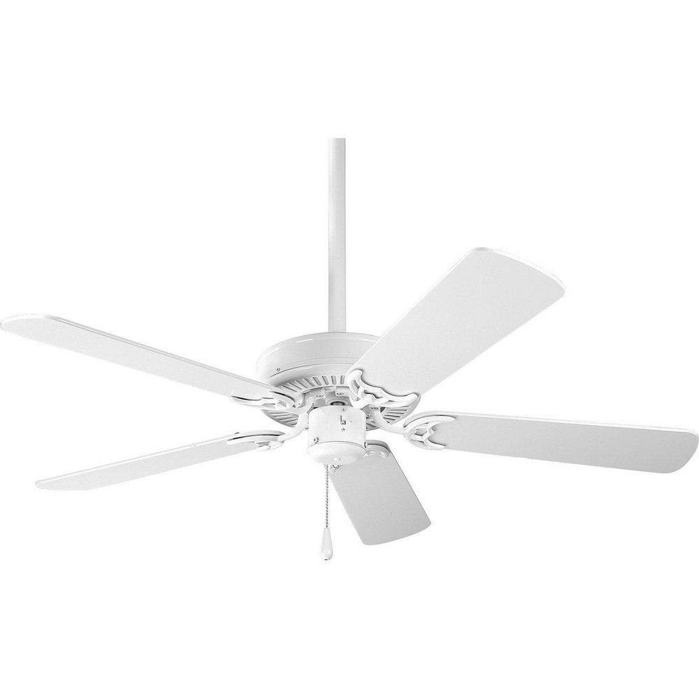 Progress Lighting AirPro 42 in. 5-Blade Indoor Ceiling Fan in White