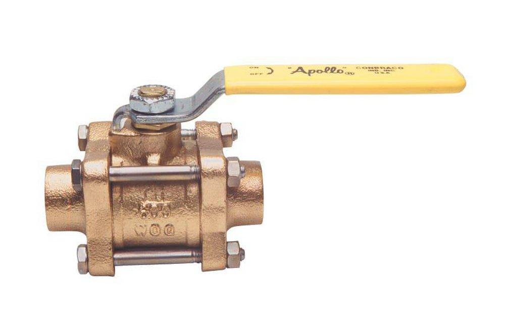 Apollo Valves 82-200 Series 1-1/4 in. Bronze Full Port Solder 600# Ball Valve