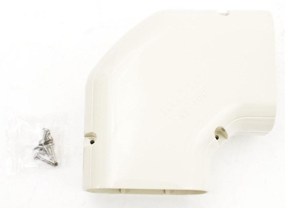 Mitsubishi LINE-HIDE® 4-3/16 x 4-3/16 in. Vertical 90 Degree Elbow