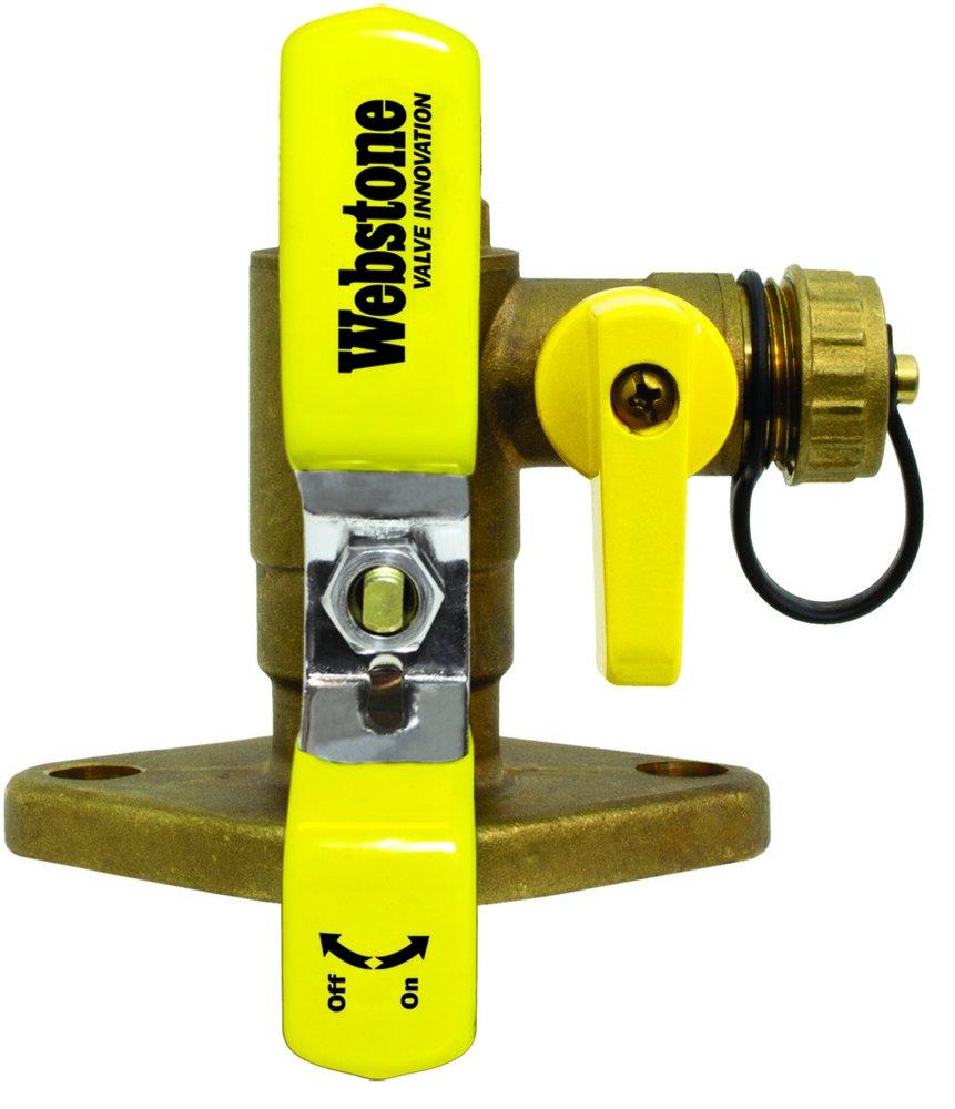 Webstone a brand of NIBCO Isolator® 3/4 in. Brass Full Port Water Heater Valve