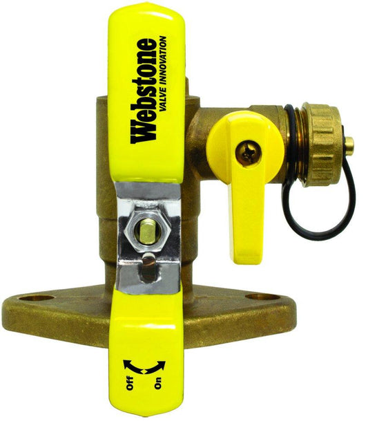 Webstone a brand of NIBCO Isolator® 3/4 in. Brass Full Port Water Heater Valve