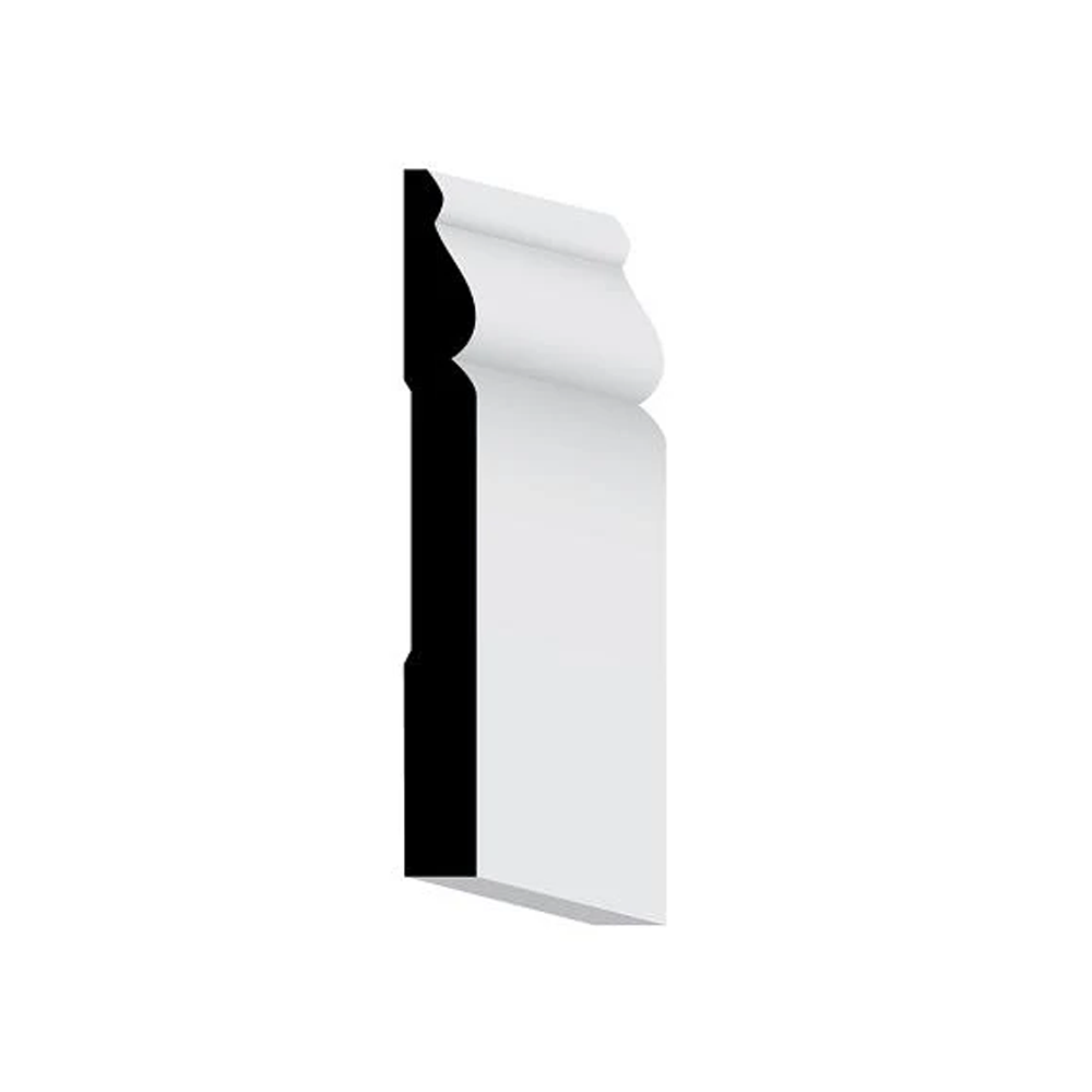 Woodgrain Millwork WM B218 Primed MDF Base board 5-1/4 in. x 16 ft.