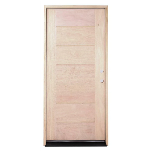 3/0x6/8 Exterior Mahogany Door 7 panel