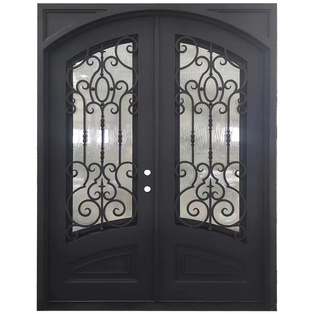 Cielo 6/0x8/0 Wrought Prehung Iron Exterior Door