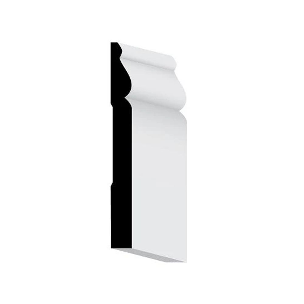 Woodgrain Millwork WM B227 Primed MDF Base board 7-1/4 in. x 16 ft.