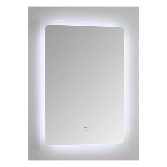 Square LED Bathroom Wall Mirror | 19.5X27.5 in