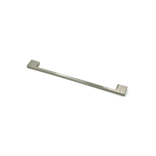 8-4/5 in Flat Cabinet Pull in Satin Nickel