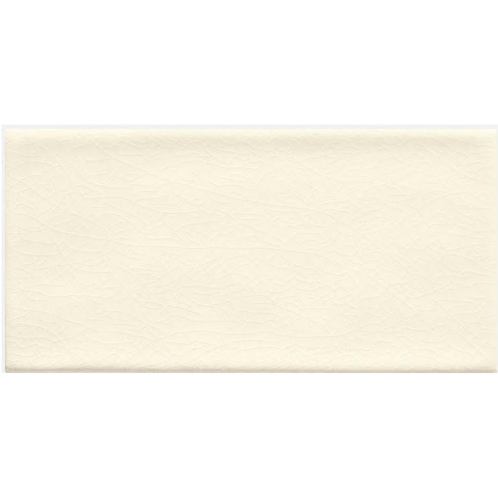 Structured Effects 3 in. x 6 in. Glazed Ceramic Crackled Pearl Subway Tile