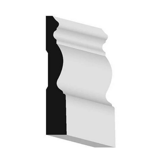 Woodgrain Millwork Primed Pine Base B322 Molding - 9/16"X 3 1/4" | $1.62 per linear foot