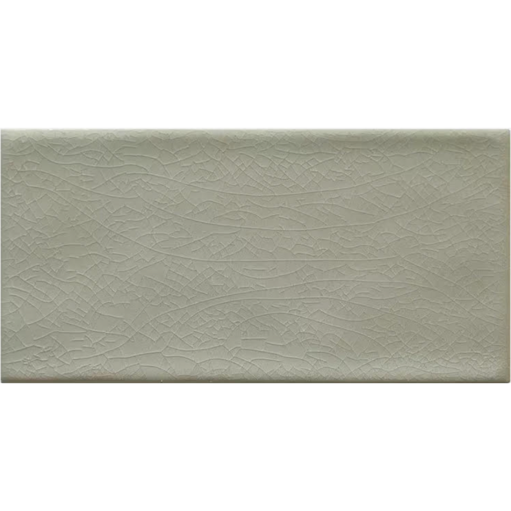Structured Effects 3 in. x 6 in. Glazed Ceramic Crackled Pebble Subway Tile