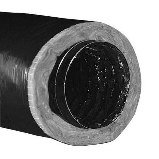 12 X 25 Grey Polyester Flexible R6 Air Duct