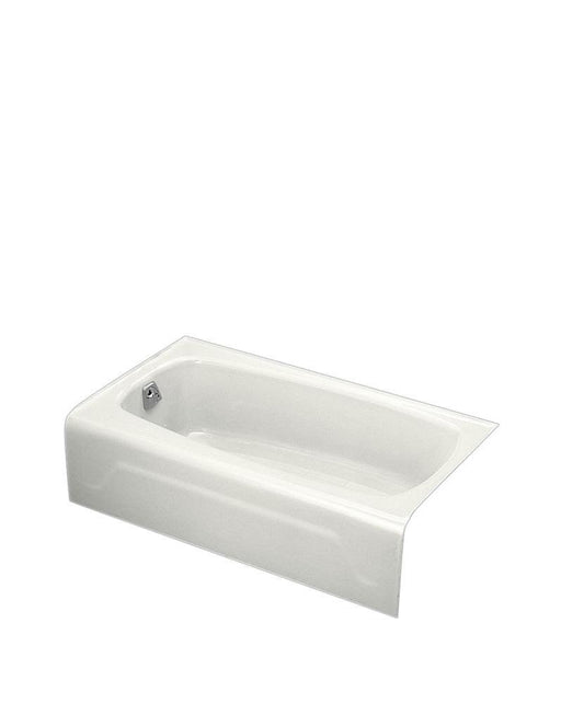 KOHLER Seaforth™ 54 in. x 30 in. Soaker Alcove Bathtub with Left Drain in White