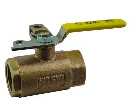 Apollo Valves 75-100 Series 3/4 in. Bronze Standard Port FNPT 600# Ball Valve