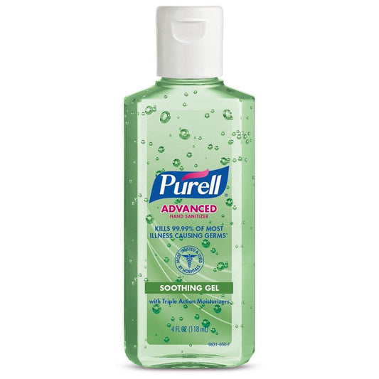 PURELL® Advanced 4 oz. Aloe Vera and Vitamin E Hand Sanitizer Gel (Case of 24)