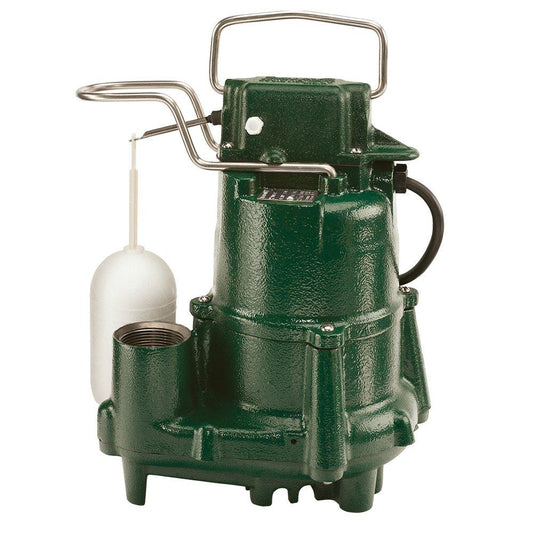 Zoeller Pump Co Flow-Mate 1/2 HP 115V Cast Iron Submersible Sump Pump (M98)