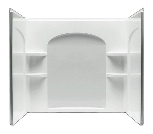 Sterling Ensemble™ 60 x 33-1/4 x 75-1/4 in. Tub & Shower Wall Set in White
