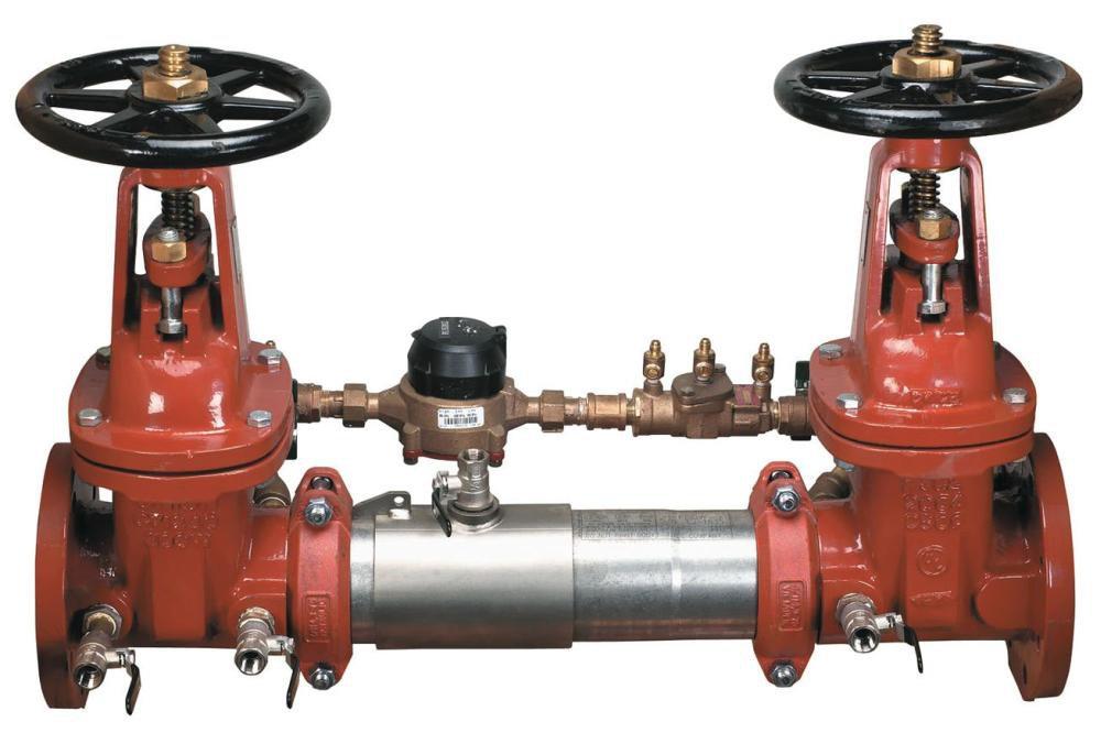 Watts Series 757DCDA 4 in. Stainless Steel Flanged 175 psi Backflow Preventer