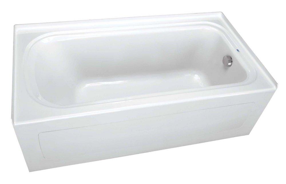 PROFLO® Plus Series 60 in. x 42 in. Soaker Alcove Bathtub with Left Drain in White