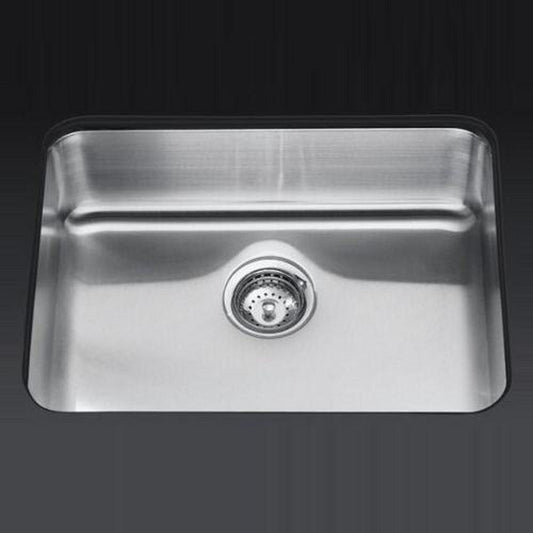 KOHLER Undertone® 23 in. Undermount Stainless Steel Single Bowl Kitchen Sink