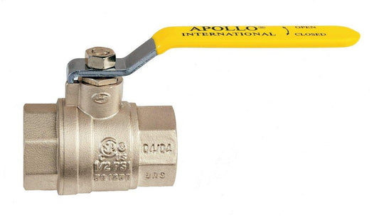 Apollo Valves 94A Series 2 in. Forged Brass Full Port NPT 600# Ball Valve