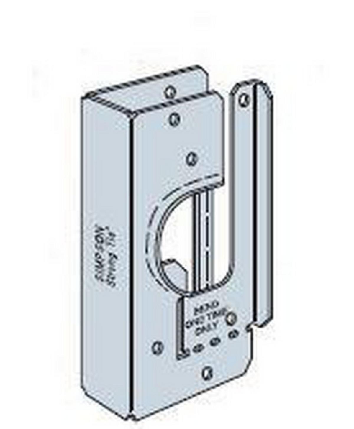 12 x 1-9/16 x 1/4 in. Single Stud Shoe