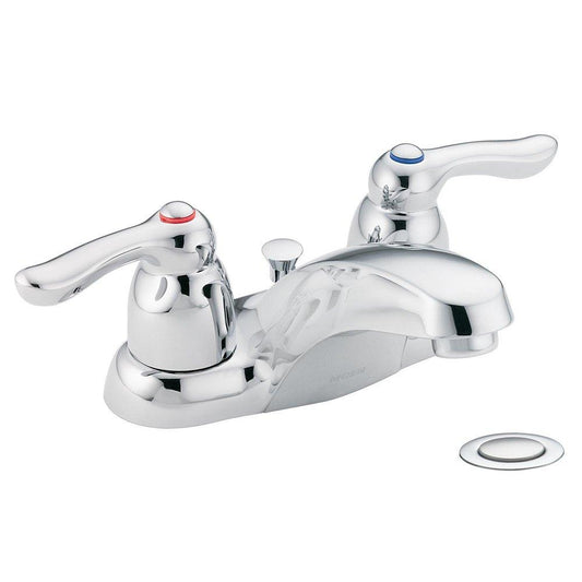 Zurn AquaSpec® Two Handle Centerset Bathroom Sink Faucet in Chrome Plated