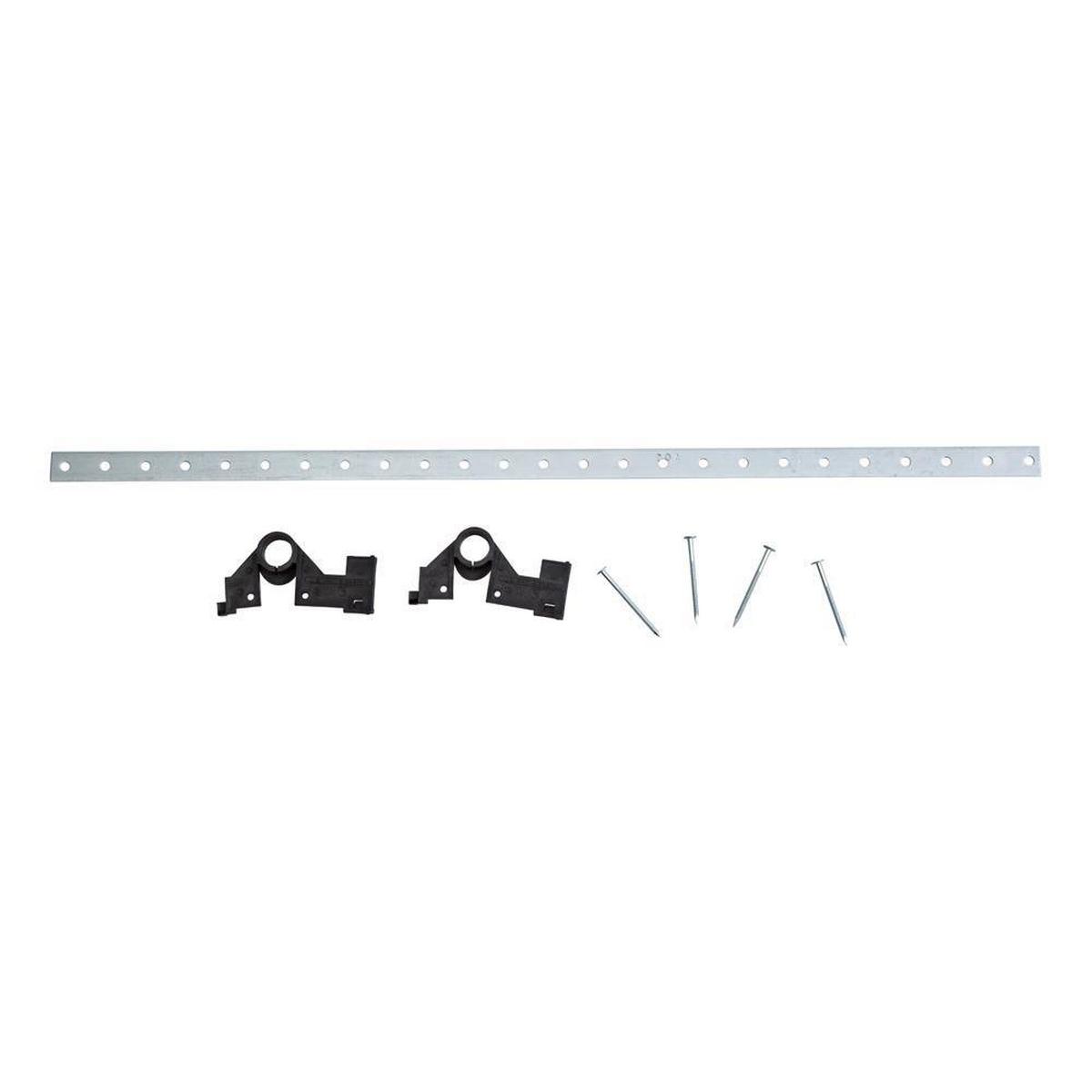 1/2 in. Plastic Tubing Bracket in Black
