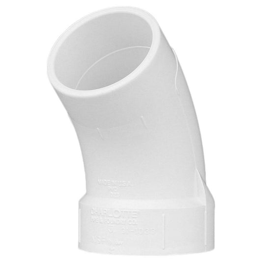 2 in. PVC DWV 45° Street Elbow