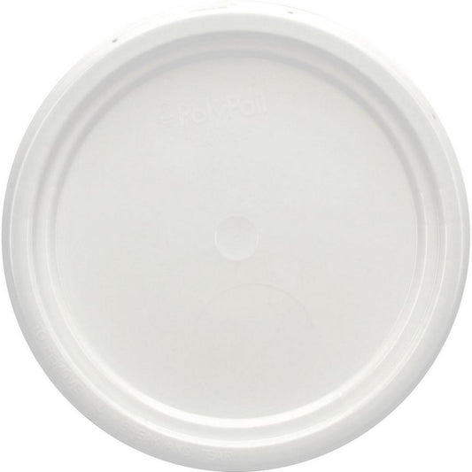5 gal Plastic Lid With Gasket in White