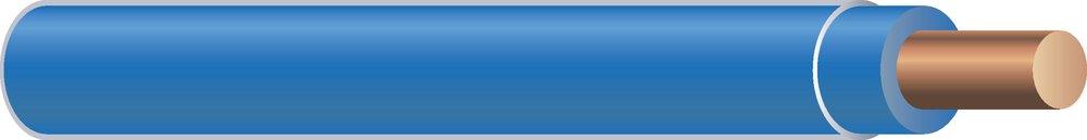 Southwire® SIMpull THHN® 500 ft. 12 ga Solid Copper THHN Wire in Blue