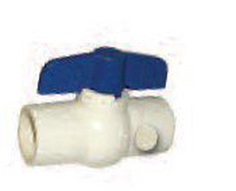 Legend Valve & Fitting S-606 1/2 in. Plastic Full Port Solvent Weld 150# Ball Valve