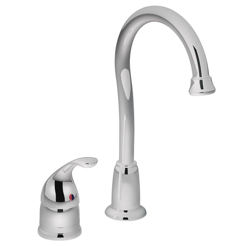 Moen Chateau® Single Handle Bar Faucet in Polished Chrome