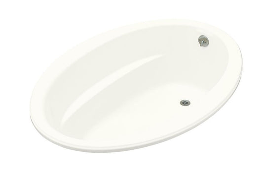KOHLER Sunward® 60 x 42 in. Soaker Drop-In Bathtub with Reversible Drain in White