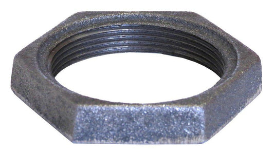 1 in. Black Malleable Iron Lock Nut