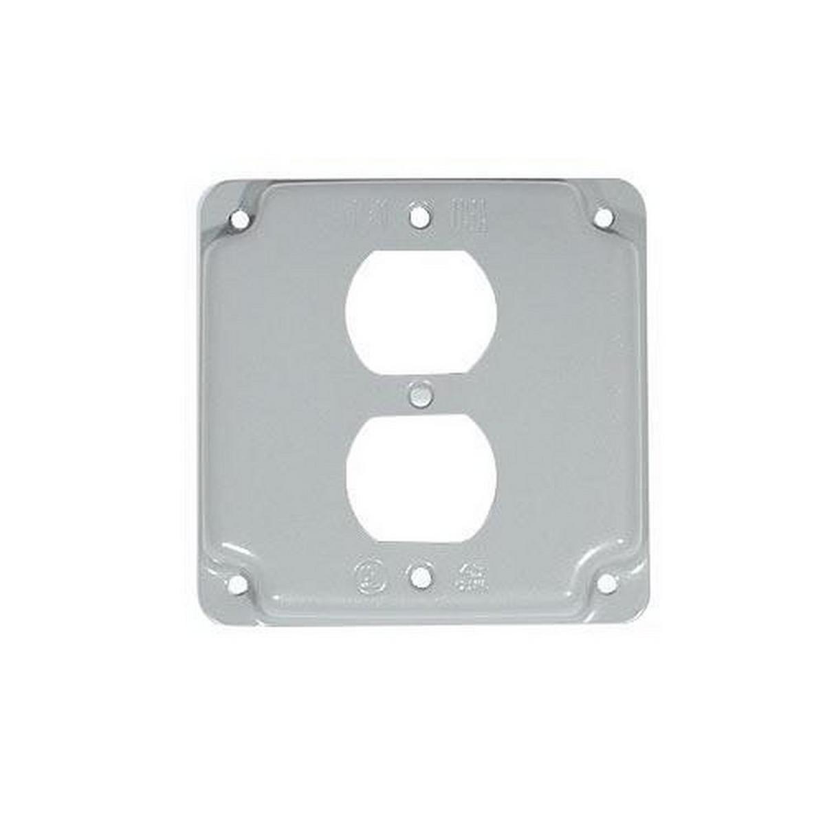 4 in. Steel Duplex Cover