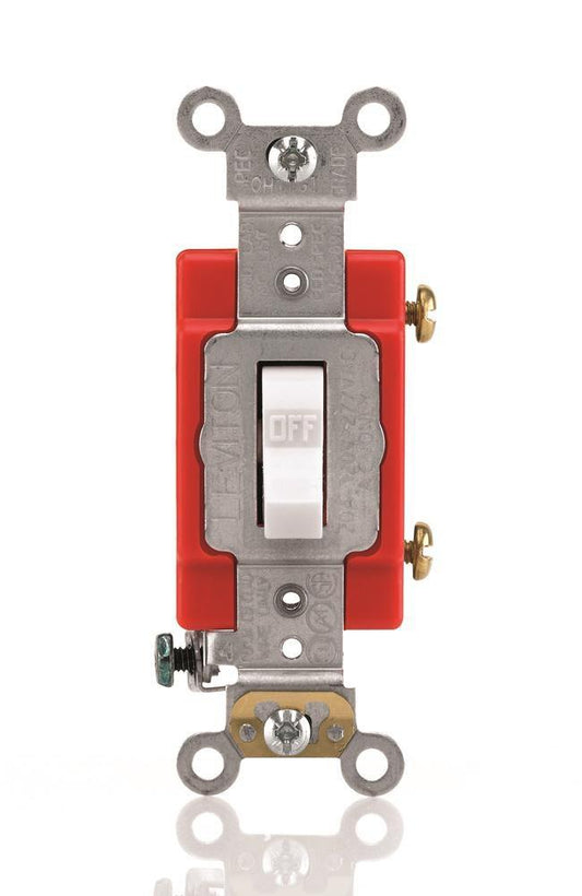 20 Amp 120/277 V Toggle AC Switch in White