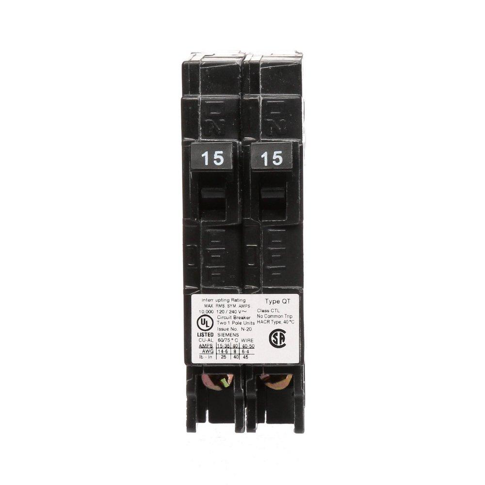15 Amp 120 V 2-Pole Circuit Breaker