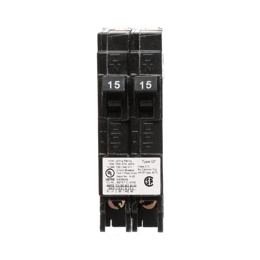 15 Amp 120 V 2-Pole Circuit Breaker