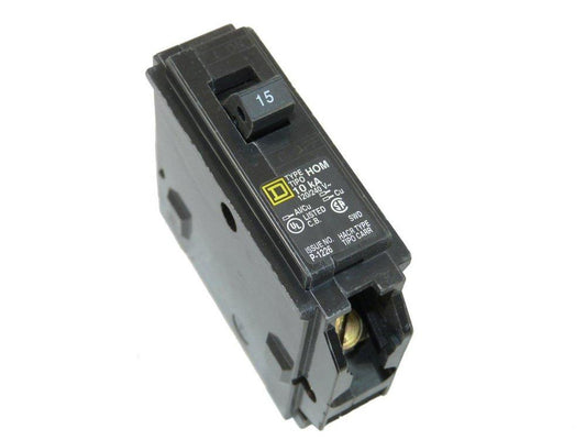 Square D Company Homeline 15 Amp 1-Pole Miniature Circuit Breaker