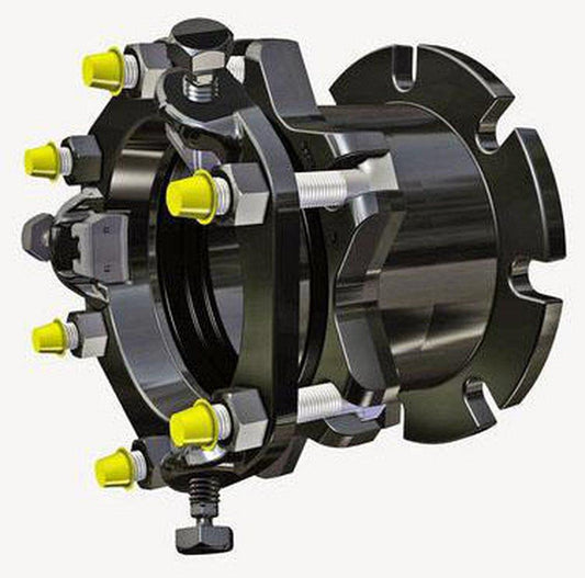 6 in. Ductile Iron Steel Pipe and Cast Iron Pipe Restrained Flange Adapter
