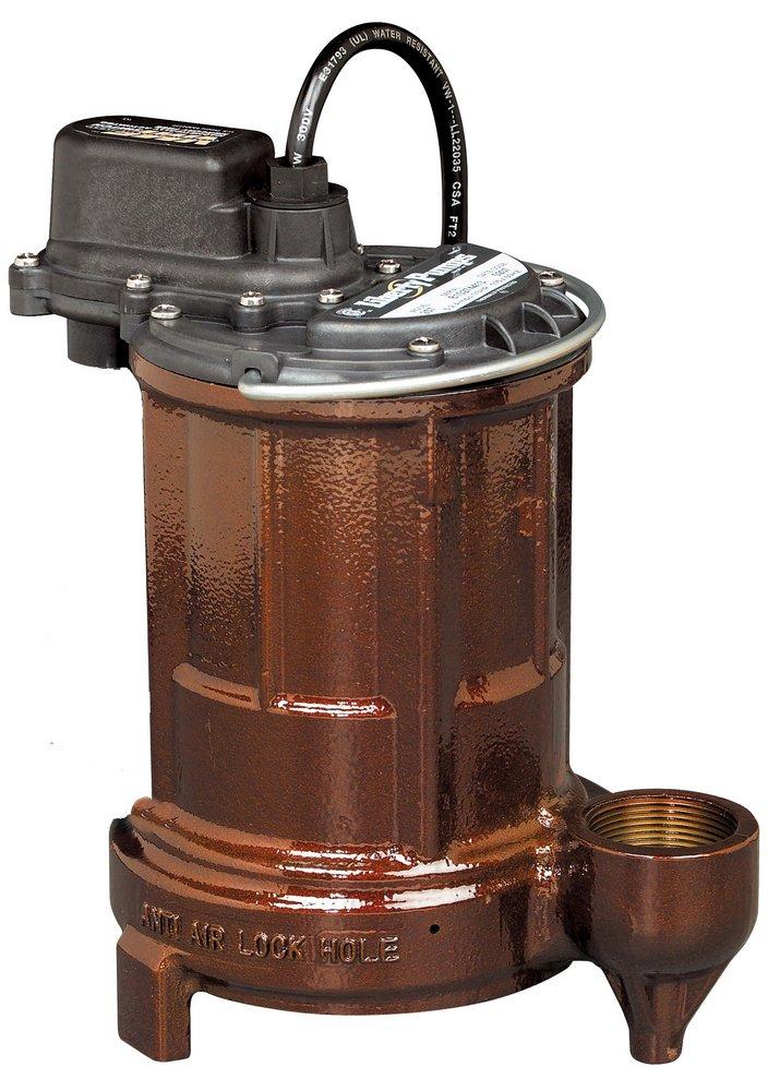 1/3 HP 115V Cast Iron Submersible Sump Pump with 10 ft. Cord