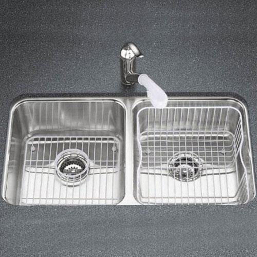 KOHLER Undertone® 31-1/2 in. Undermount Stainless Steel Double Bowl Kitchen Sink