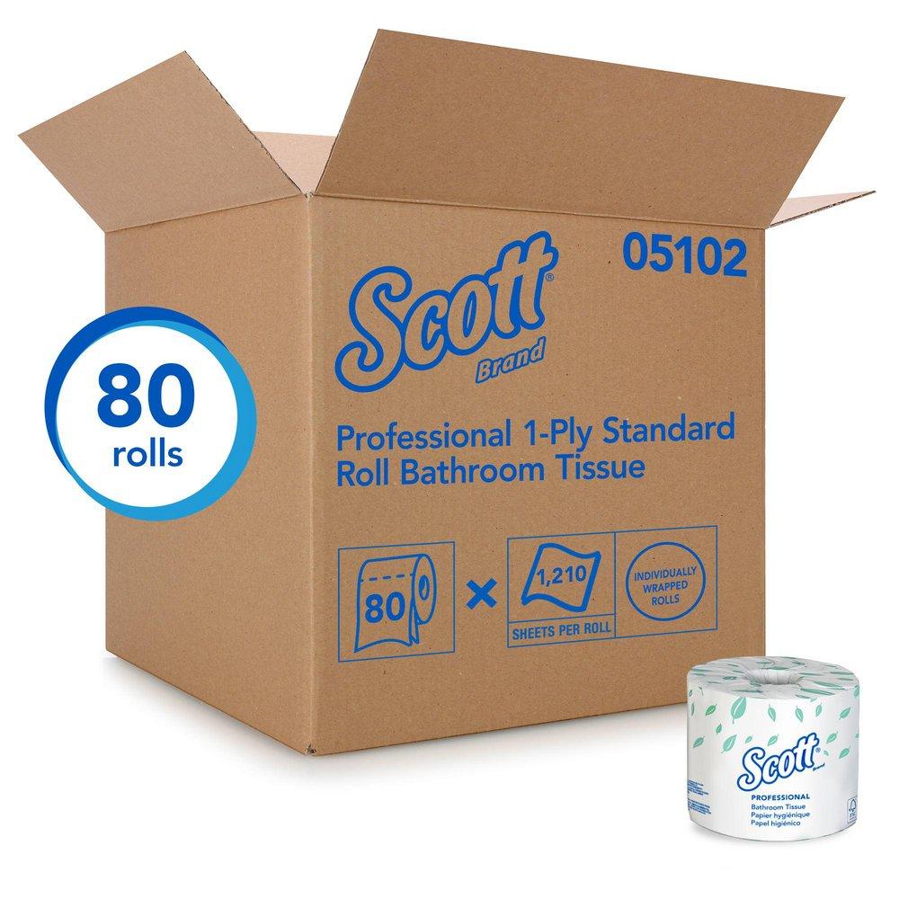 Scott® Essential™ 1210 ft. 1-Ply Tissue in White (Case of 80)