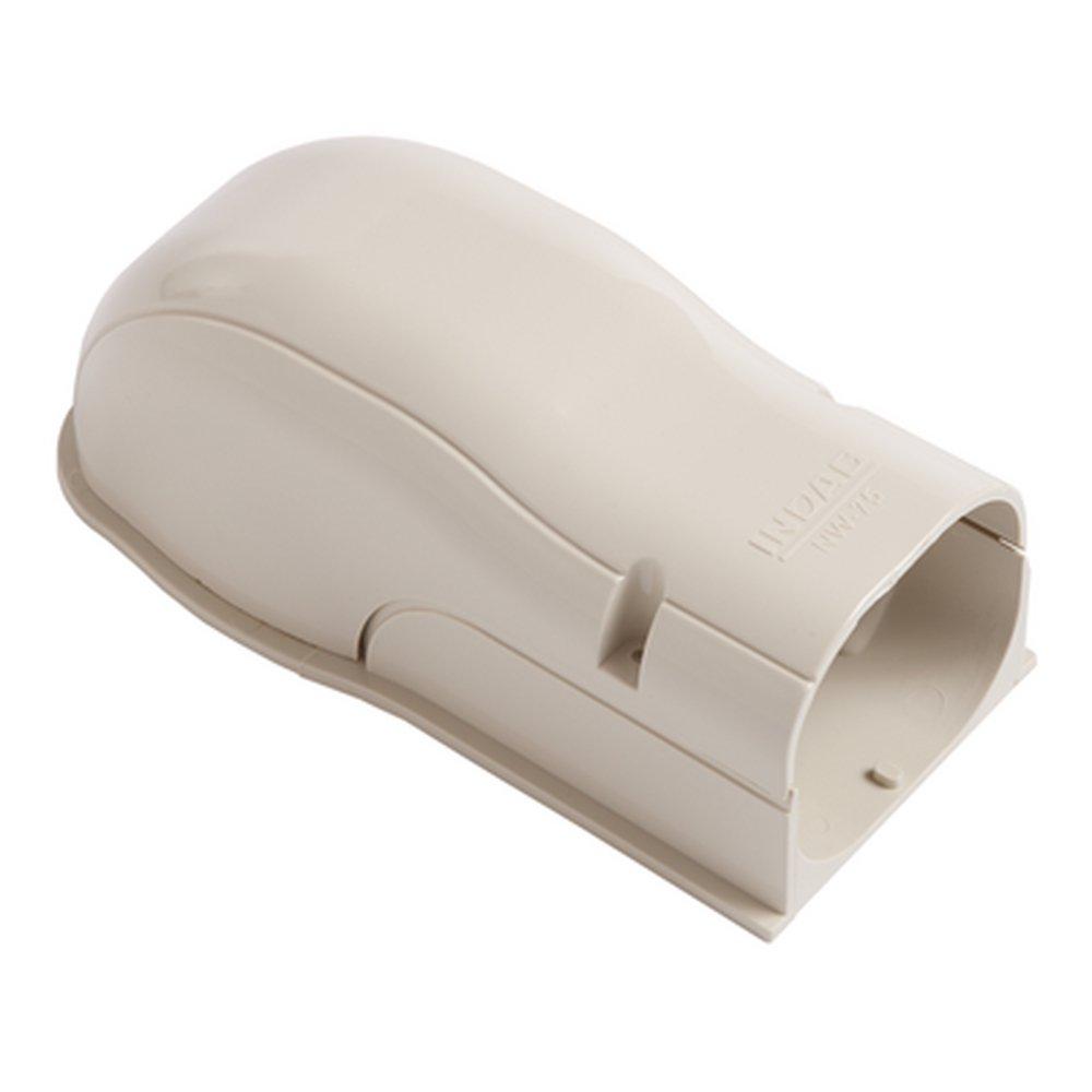 Mitsubishi LINE-HIDE® 9-1/8 x 4-3/16 in. Line Set Cover System PVC in Ivory