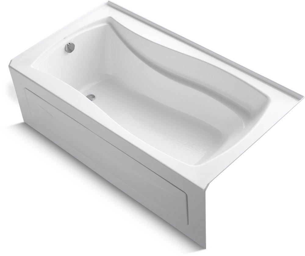 KOHLER Mariposa® 66 in. x 36 in. Soaker Alcove Bathtub with Left Drain in White