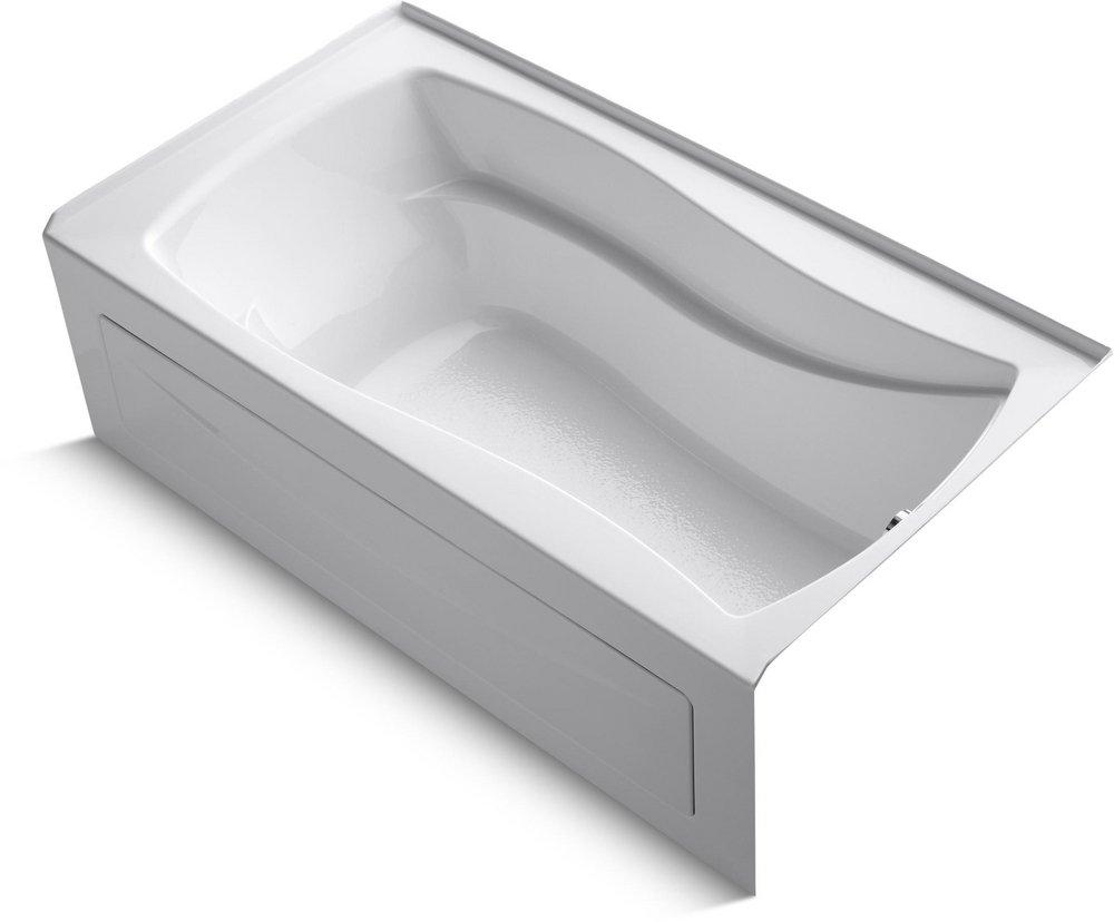 KOHLER Mariposa® 66 in. x 36 in. Soaker Alcove Bathtub with Right Drain in White