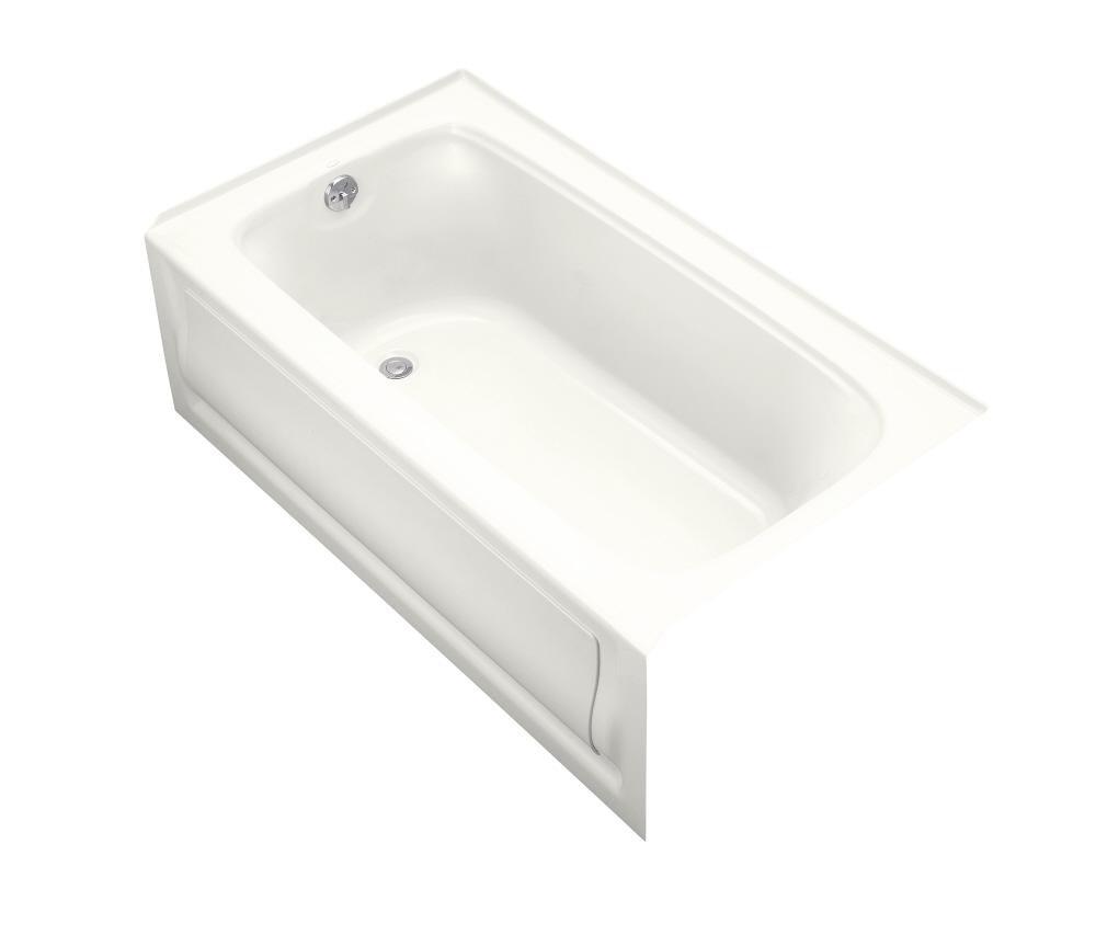 KOHLER Bancroft® 60 in. x 32 in. Soaker Alcove Bathtub with Left Drain in White