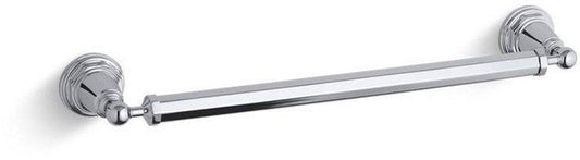 KOHLER Pinstripe® 18 in. Towel Bar in Polished Chrome