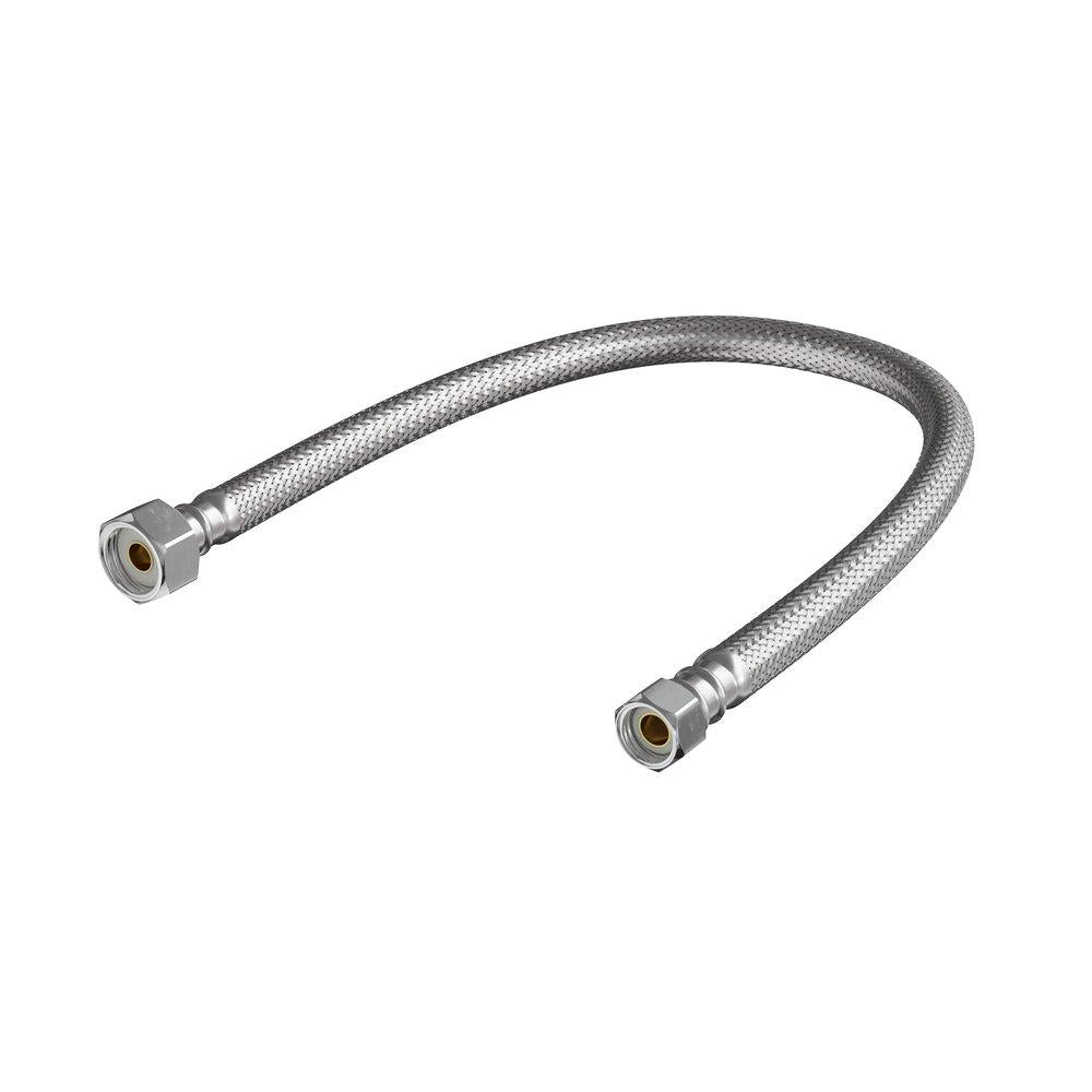 PROFLO® PFX146 3/8 in. Compression x 1/2 in. FIP x 20 in. Braided Stainless Sink Flexible Water Connector