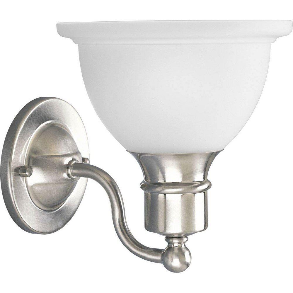 Progress Lighting Madison 7-5/8 in. 100W 1-Light Bath Light in Brushed Nickel